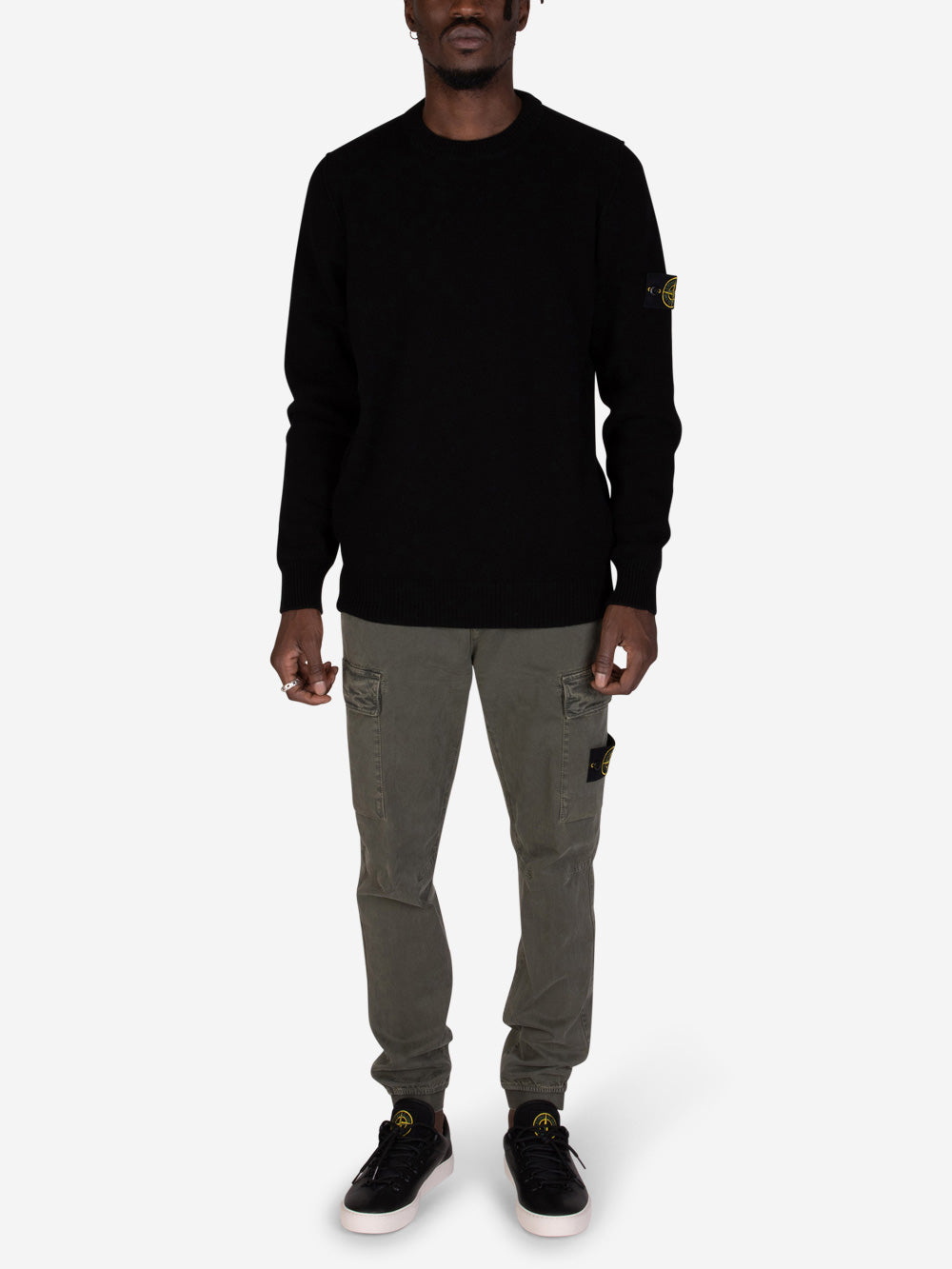 STONE ISLAND Pantaloni cargo muschio Muschio Urbanstaroma