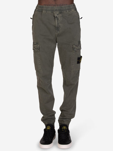 STONE ISLAND Pantaloni cargo muschio Muschio