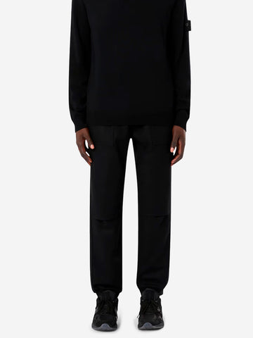 STONE ISLAND Wool Nylon Ghost Nero