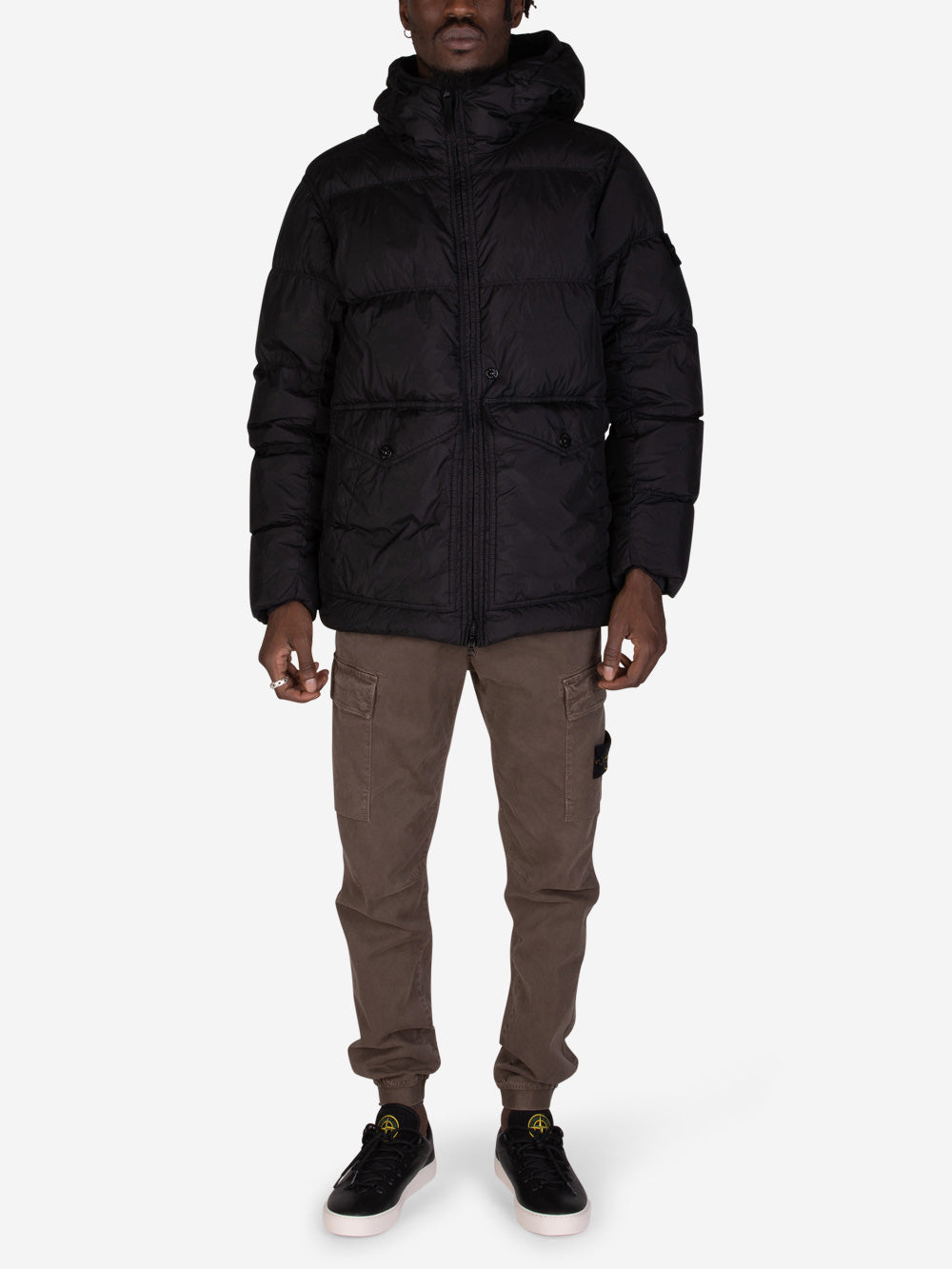 STONE ISLAND Crindle Reps giubbotto imbottito nero Nero Urbanstaroma