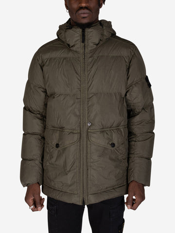 STONE ISLAND Crindle Reps giubbotto imbottito muschio Muschio