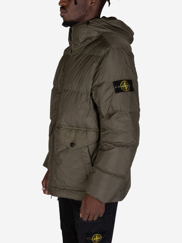 STONE ISLAND Crindle Reps giubbotto imbottito muschio Muschio