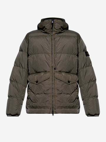 STONE ISLAND Crindle Reps giubbotto imbottito muschio Muschio