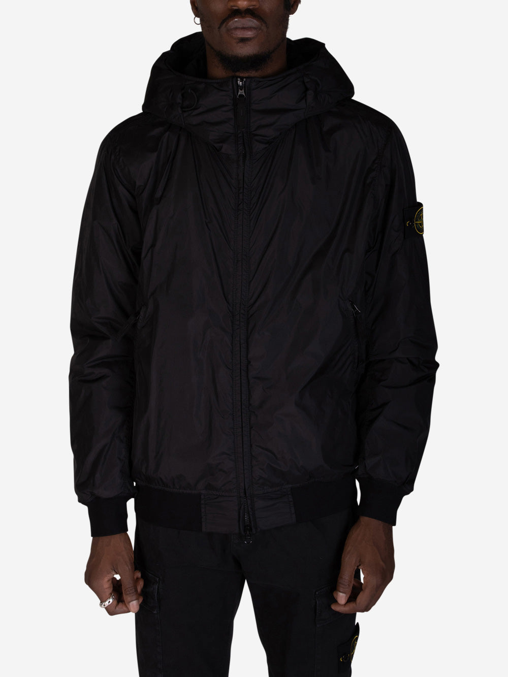 STONE ISLAND Giubbotto Crinkle Reps Primaloft nero Nero Urbanstaroma