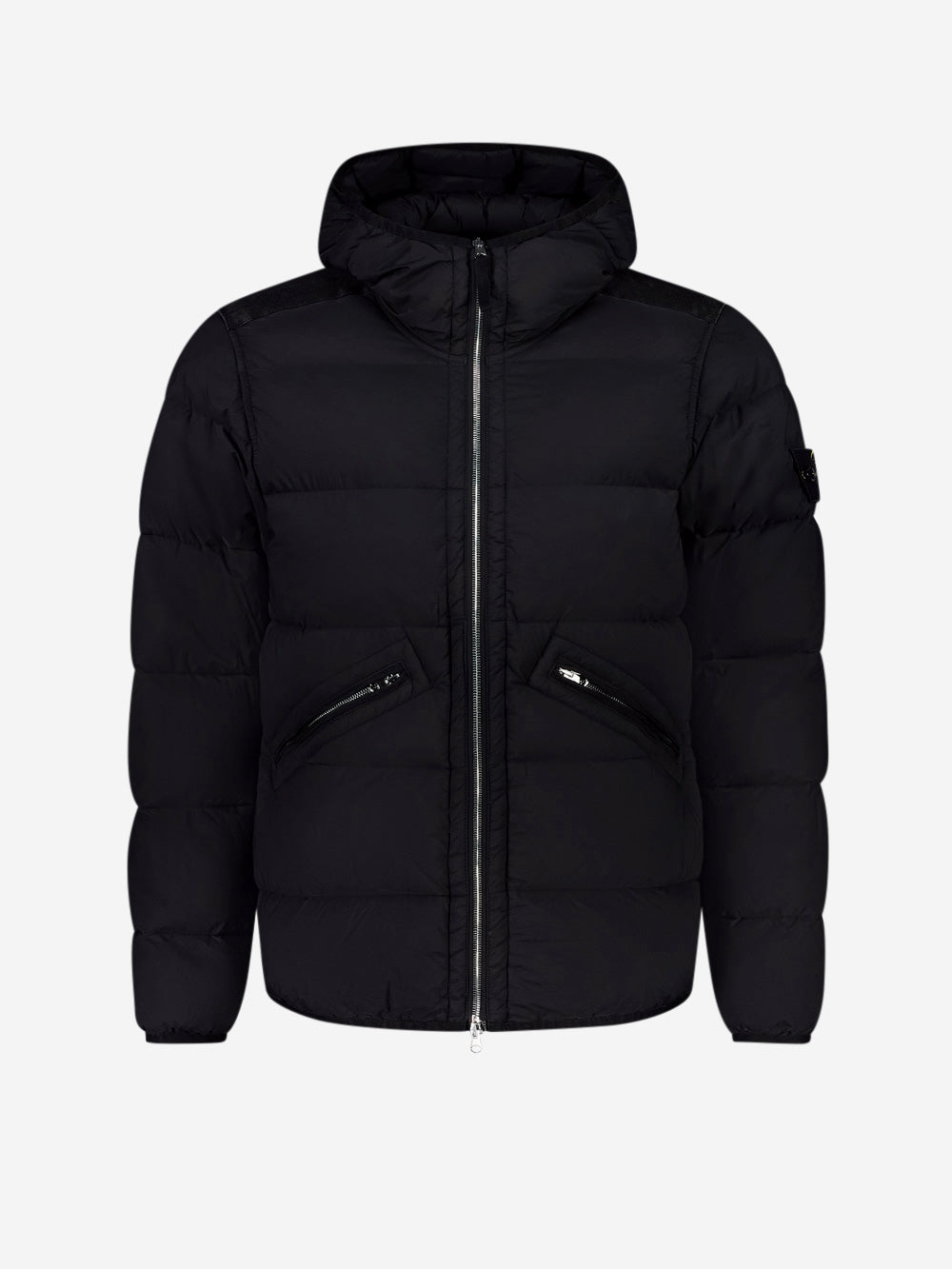 STONE ISLAND Giubbotto in nylon imbottito nero Nero Urbanstaroma