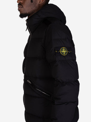 STONE ISLAND Giubbotto in nylon imbottito nero Nero