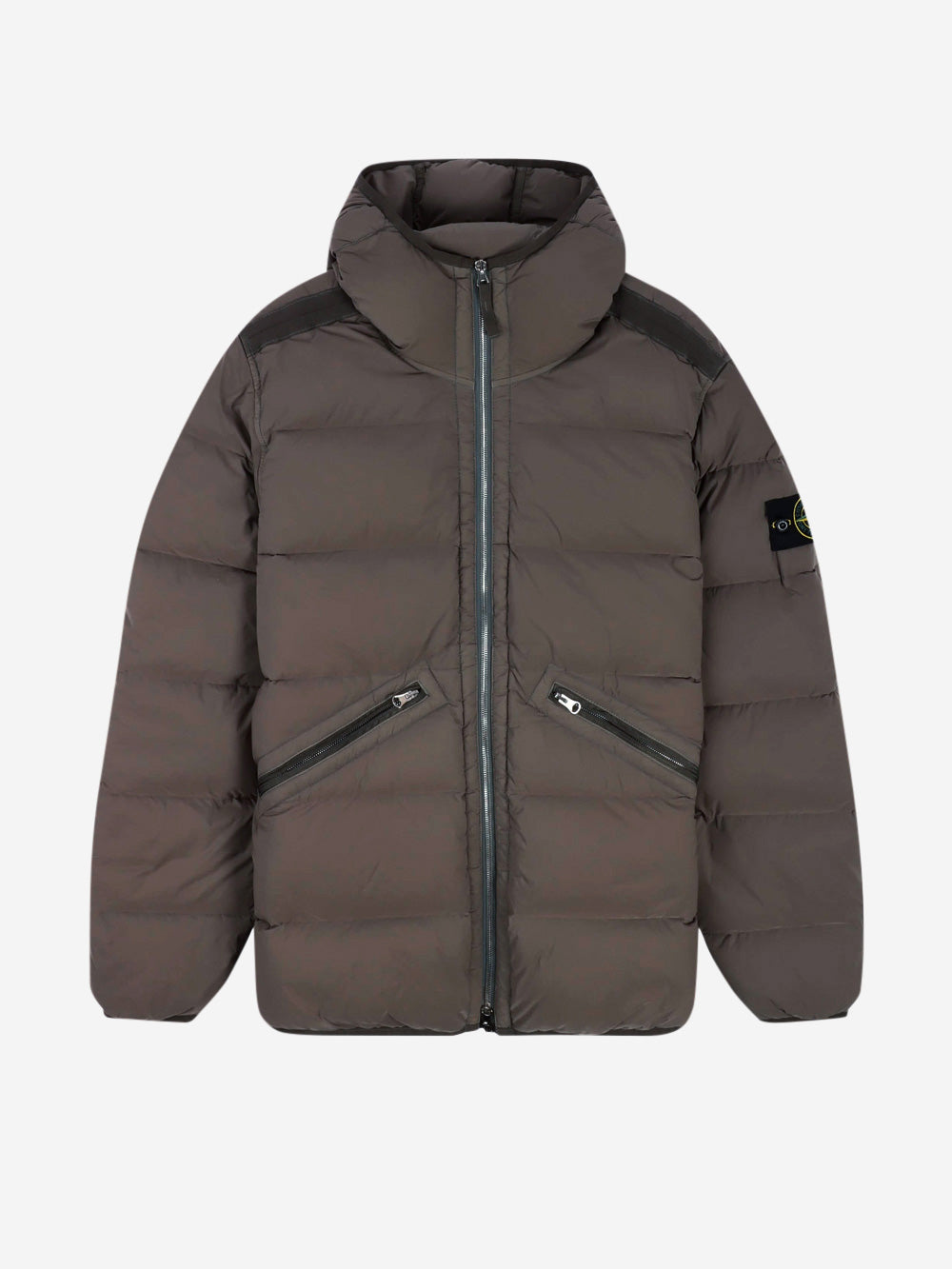 STONE ISLAND Giubbotto in nylon imbottito noce Noce Urbanstaroma