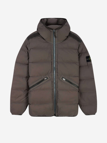 STONE ISLAND Giubbotto in nylon imbottito noce Noce