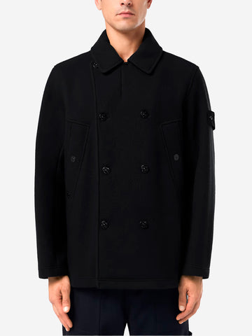 STONE ISLAND Heavy Melton Ghost nero Nero