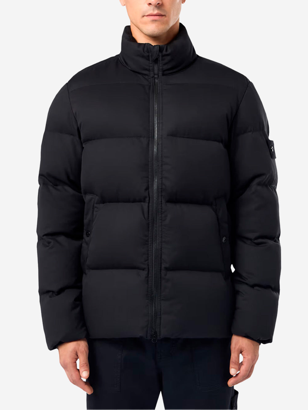 STONE ISLAND Wool Twill Down -TC Ghost nero Nero Urbanstaroma