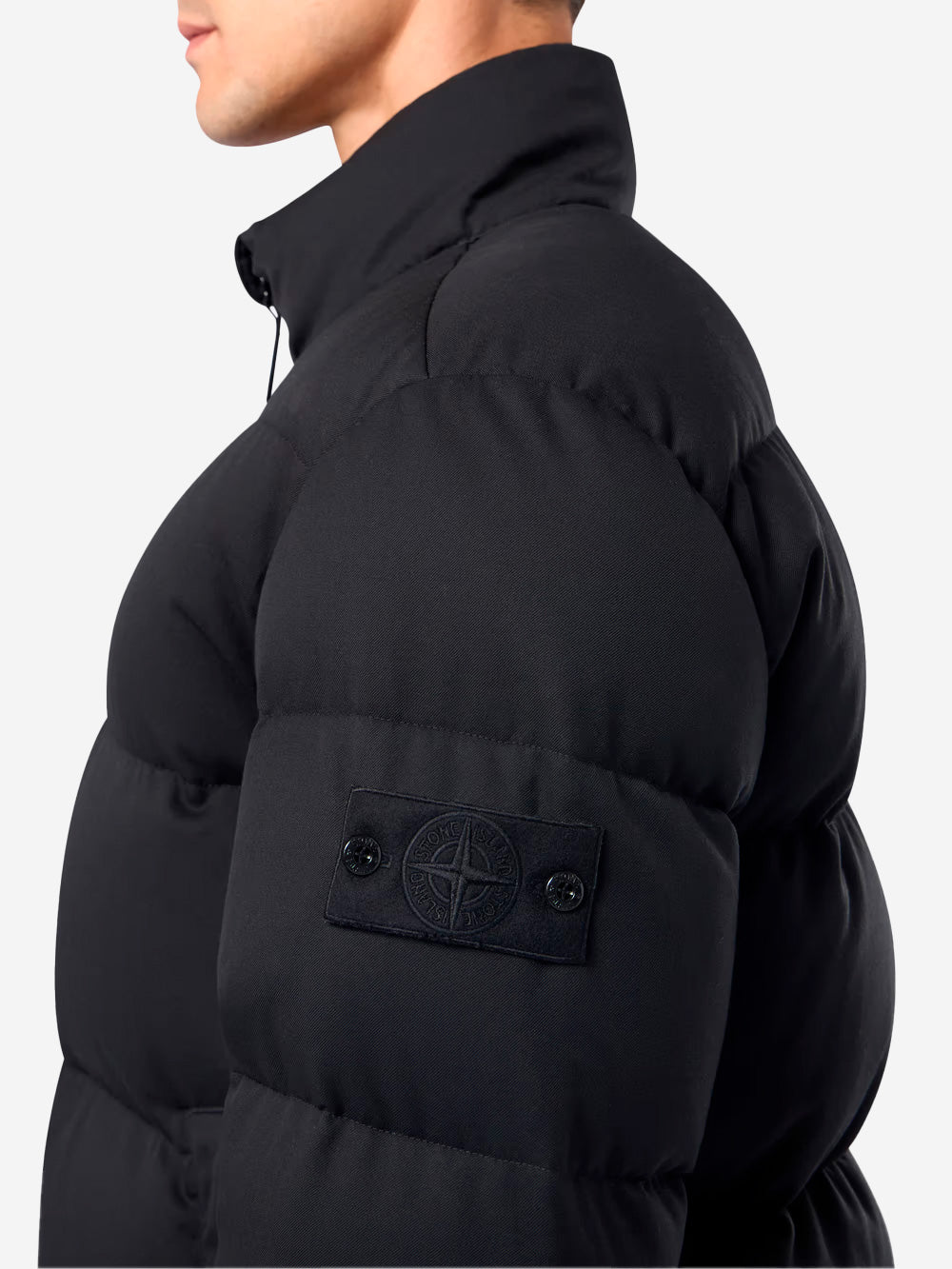 STONE ISLAND Wool Twill Down -TC Ghost nero Nero Urbanstaroma