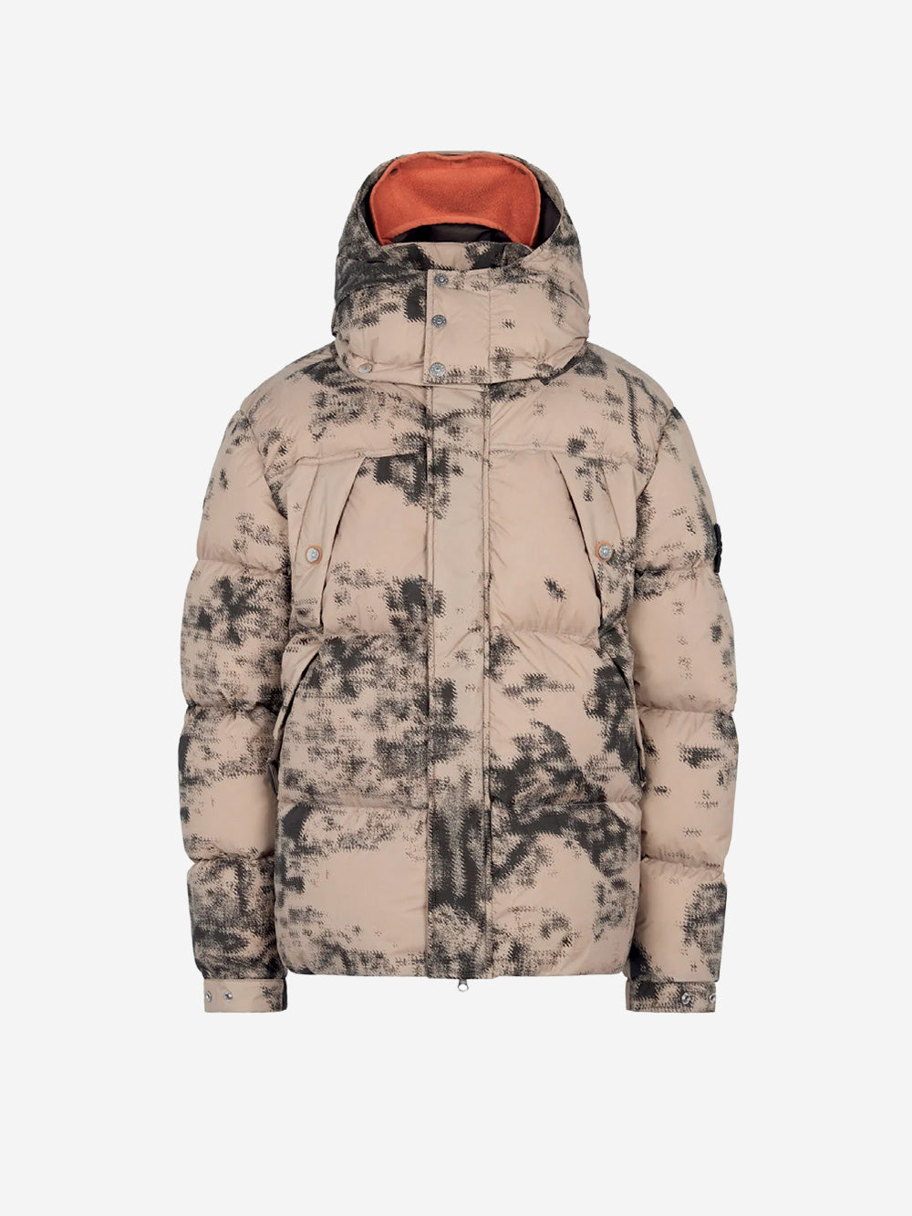 STONE ISLAND Camouflage nylon rep ice jacket Tortora Urbanstaroma