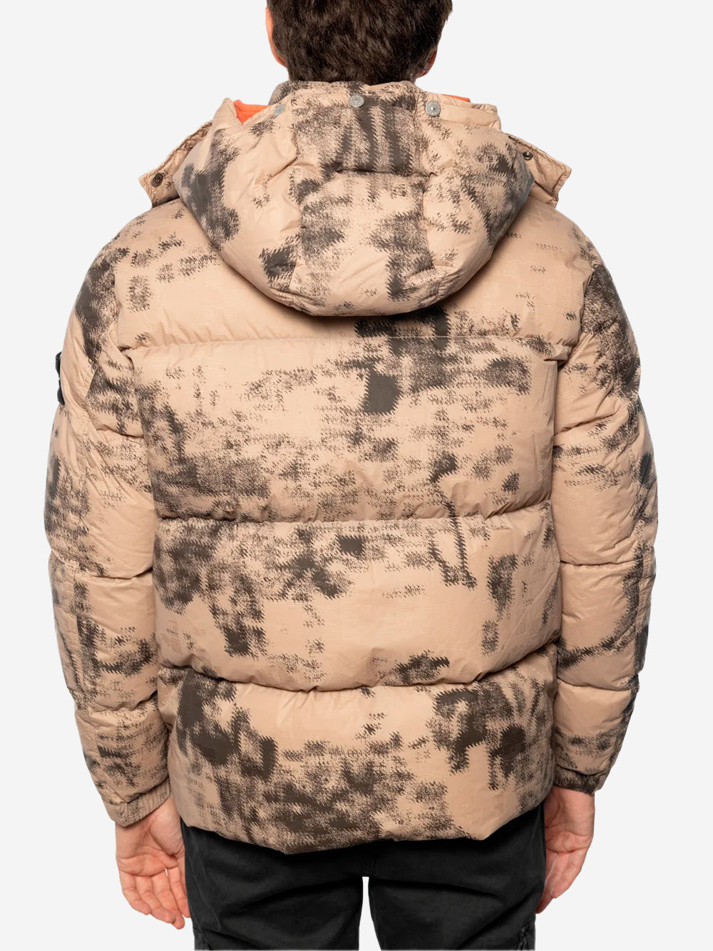 STONE ISLAND Camouflage nylon rep ice jacket Tortora Urbanstaroma