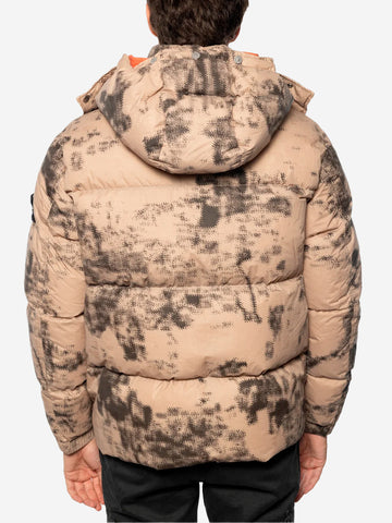 STONE ISLAND Camouflage nylon rep ice jacket Tortora