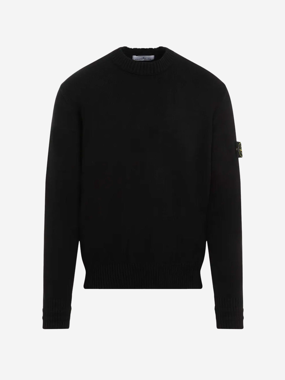 STONE ISLAND Maglione girocollo nero Nero Urbanstaroma