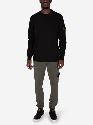 STONE ISLAND Maglione girocollo nero Nero