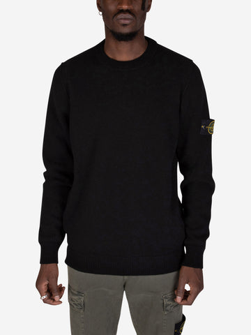 STONE ISLAND Maglione girocollo nero Nero