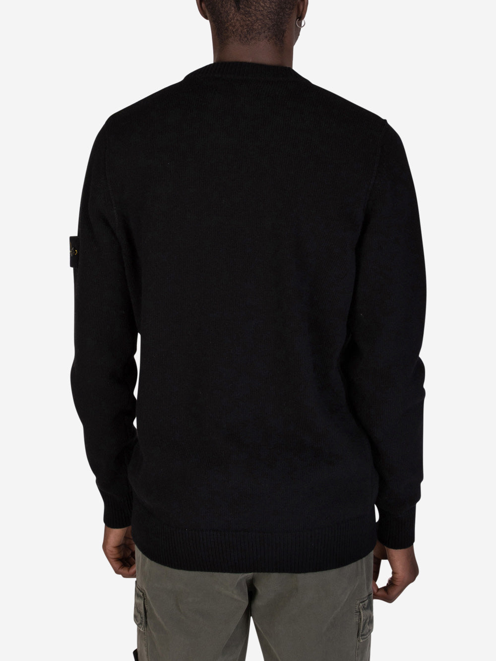 STONE ISLAND Maglione girocollo nero Nero Urbanstaroma