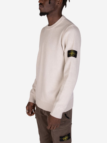 STONE ISLAND Maglione girocollo stucco Stucco