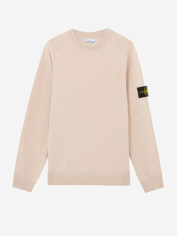 Beige virgin wool sweater