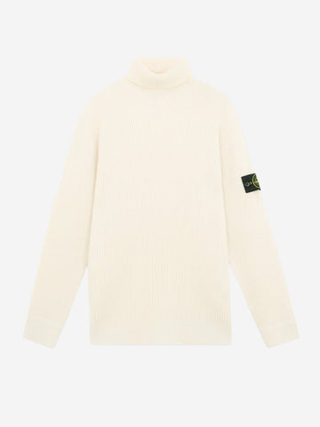 STONE ISLAND Full Rib RWS wool panna Naturale