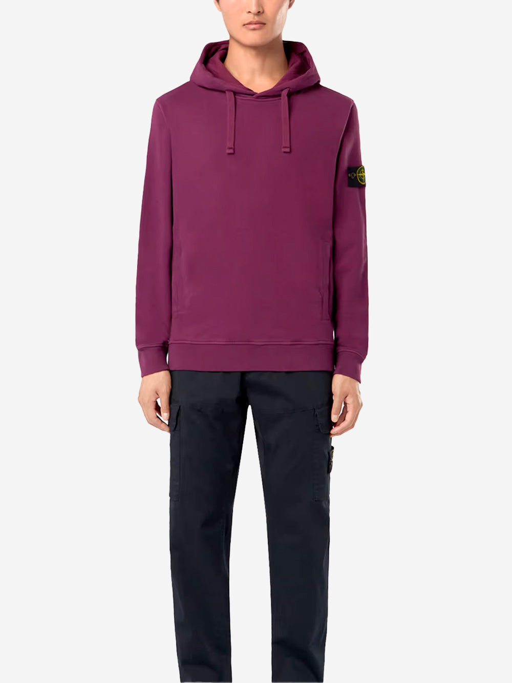 STONE ISLAND Felpa con cappuccio mosto Mosto Urbanstaroma