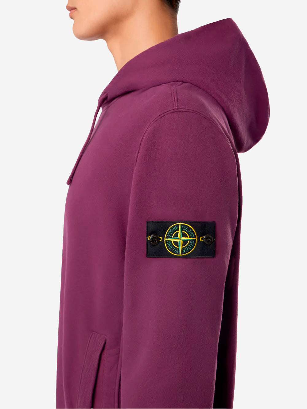 STONE ISLAND Felpa con cappuccio mosto Mosto Urbanstaroma