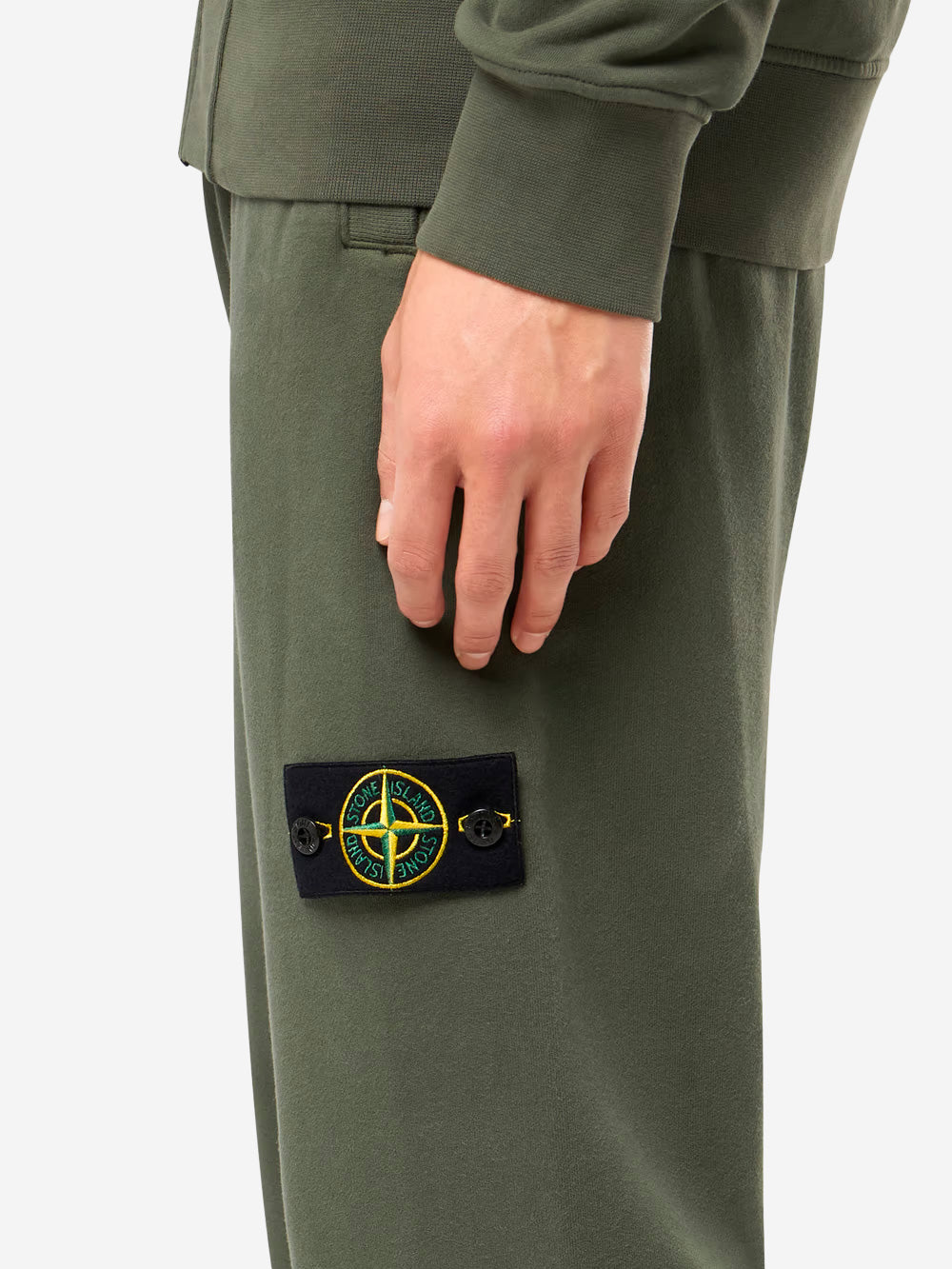 STONE ISLAND Pantaloni felpati muschio Muschio Urbanstaroma