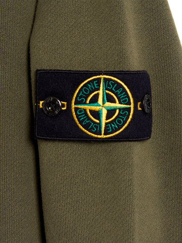 STONE ISLAND Felpa girocollo muschio Muschio