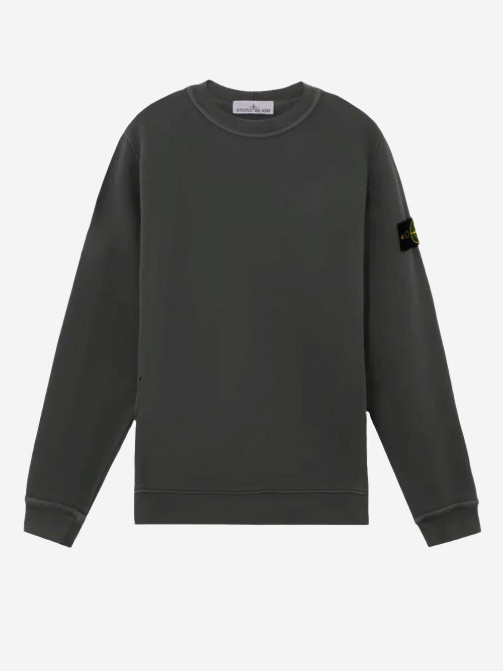 STONE ISLAND Felpa girocollo grigio piombo Piombo Urbanstaroma