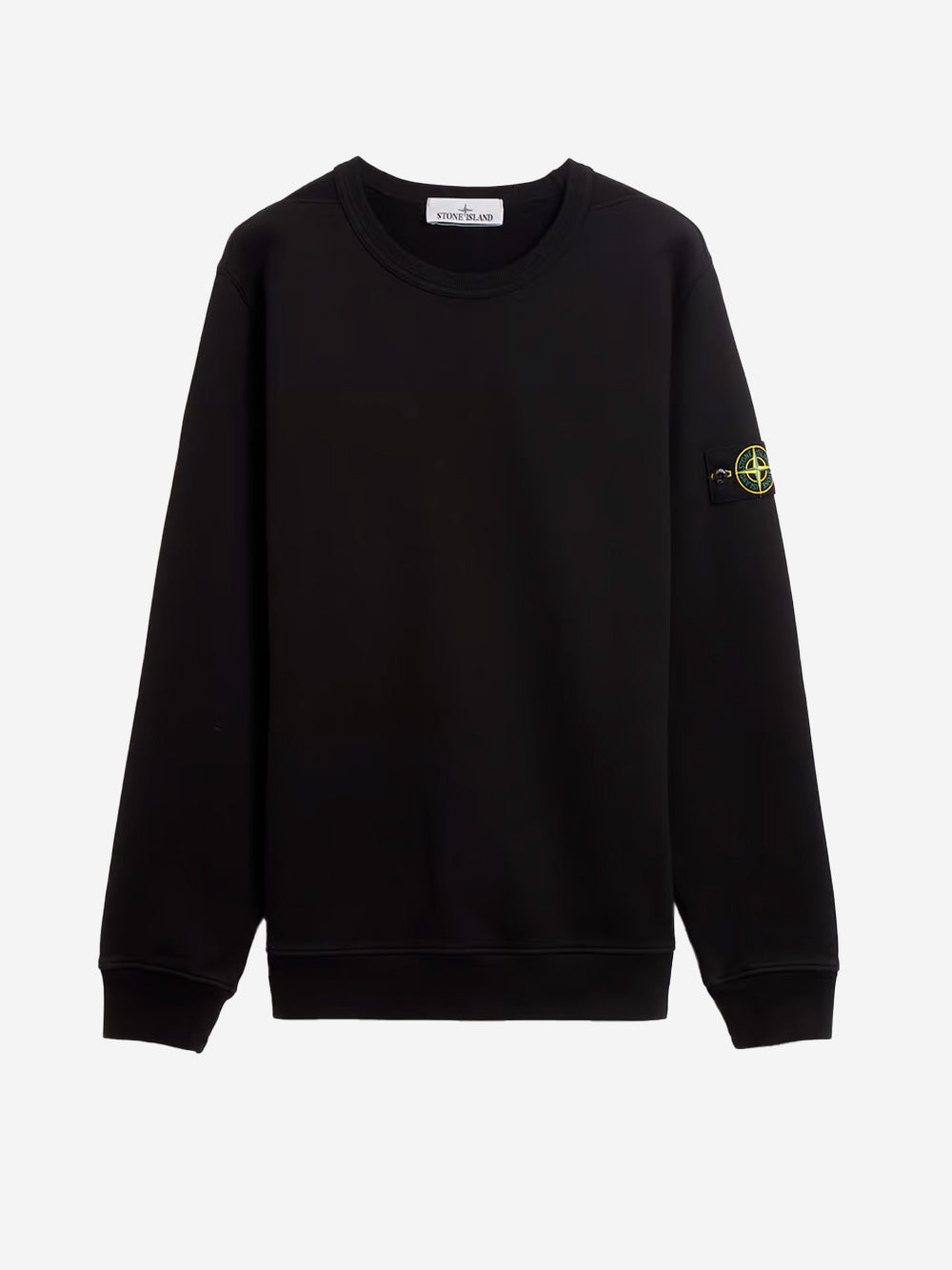 STONE ISLAND Brushed Organic Cotton Fleece nero Nero Urbanstaroma