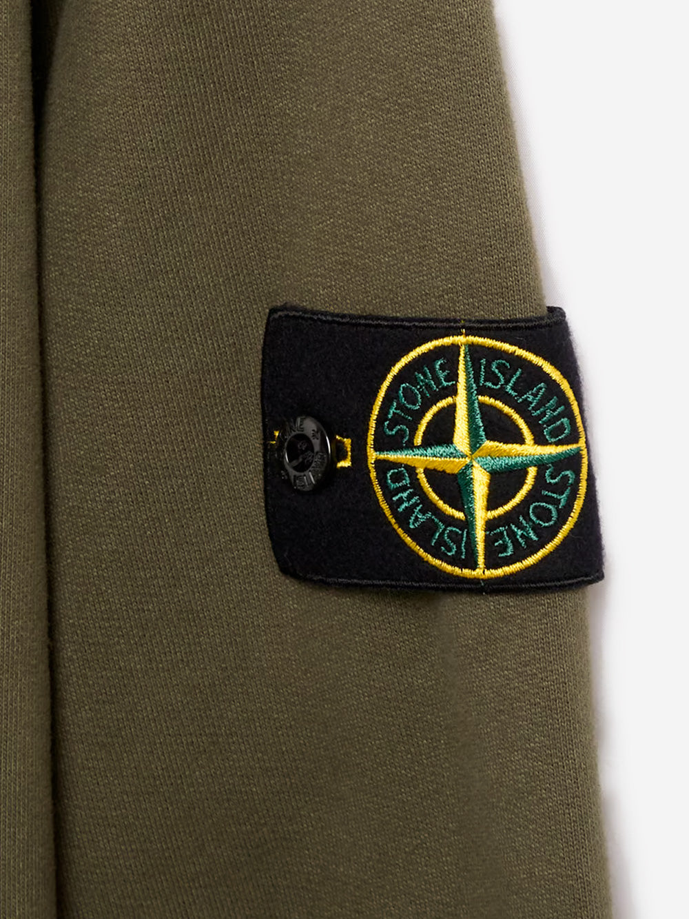 STONE ISLAND Brushed Organic Cotton Fleece muschio Muschio Urbanstaroma