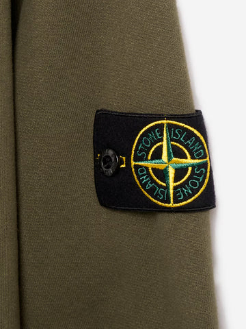 STONE ISLAND Brushed Organic Cotton Fleece muschio Muschio