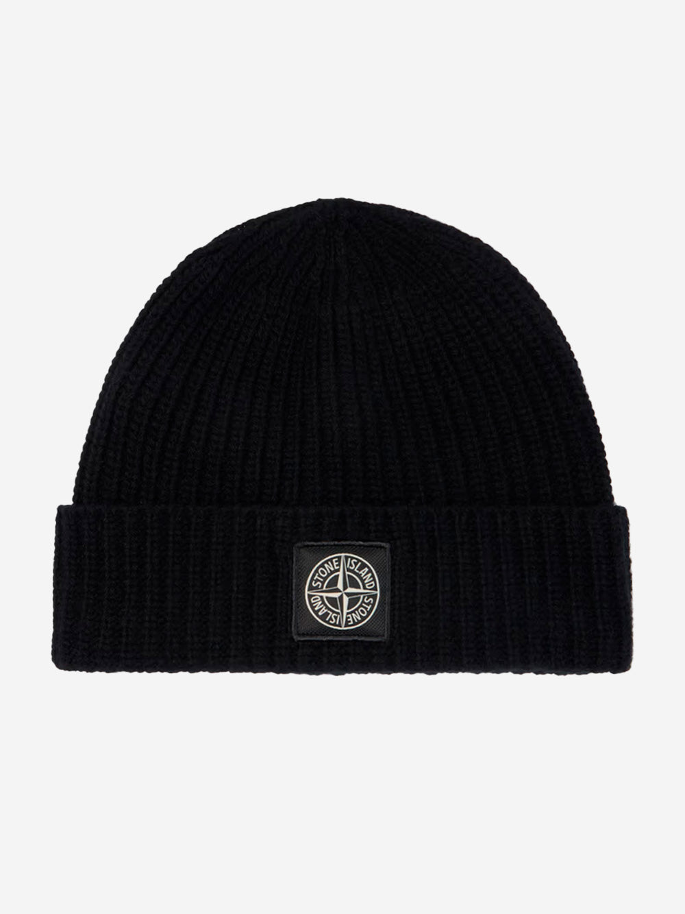 STONE ISLAND Cappello Geelong in lana a costine Nero Urbanstaroma