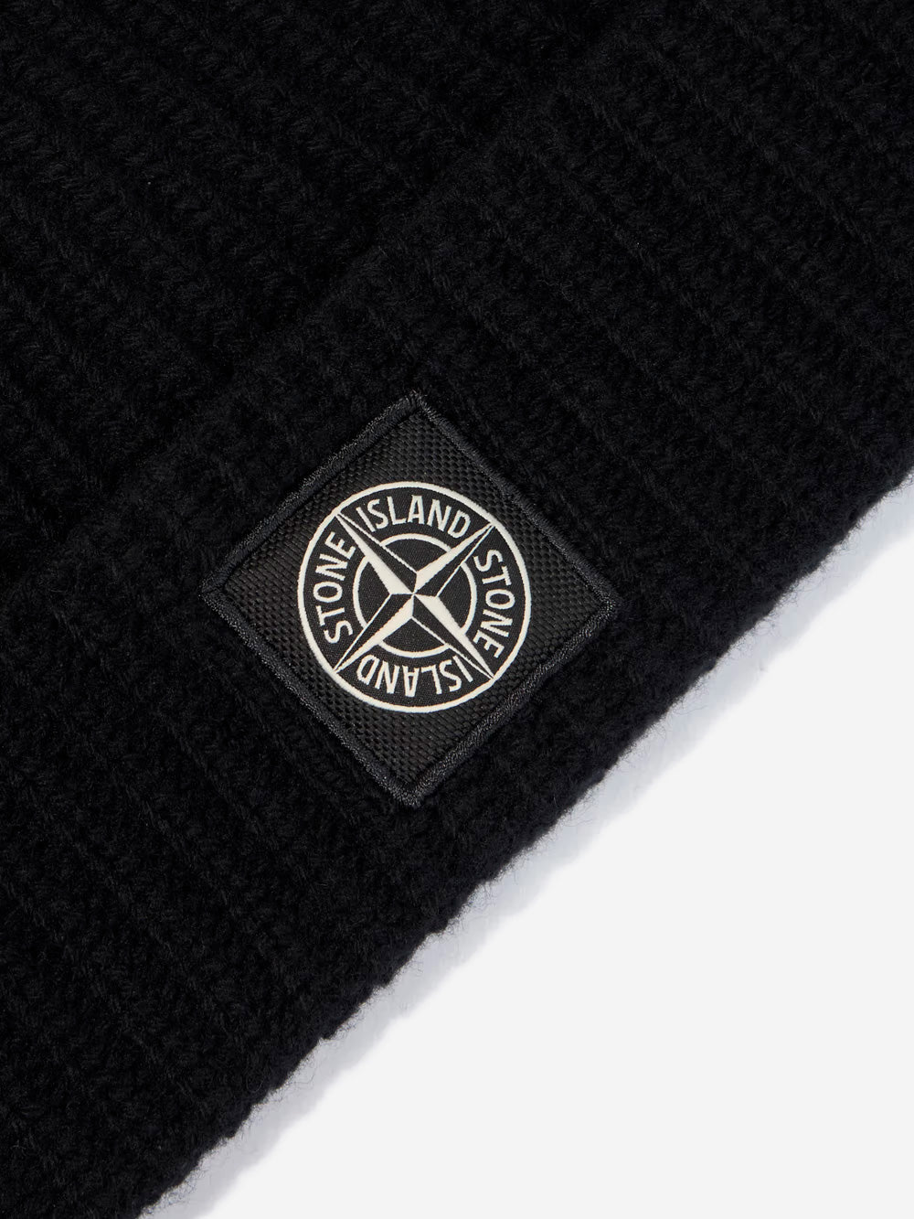 STONE ISLAND Cappello Geelong in lana a costine Nero Urbanstaroma