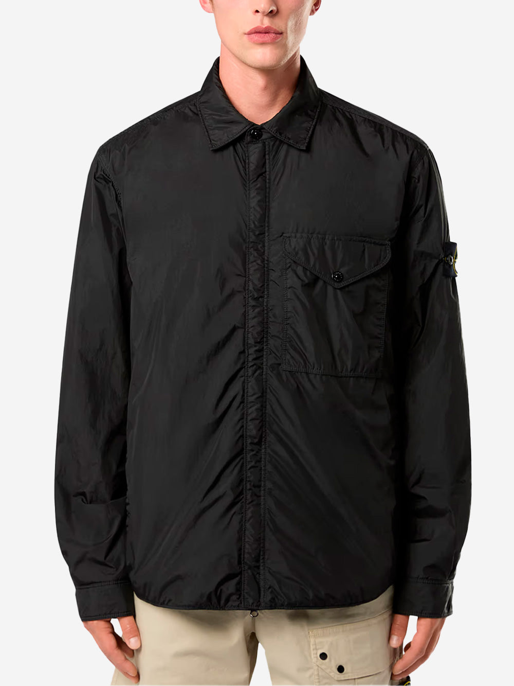 STONE ISLAND Giacca leggera anti vento Primaloft Nero Urbanstaroma