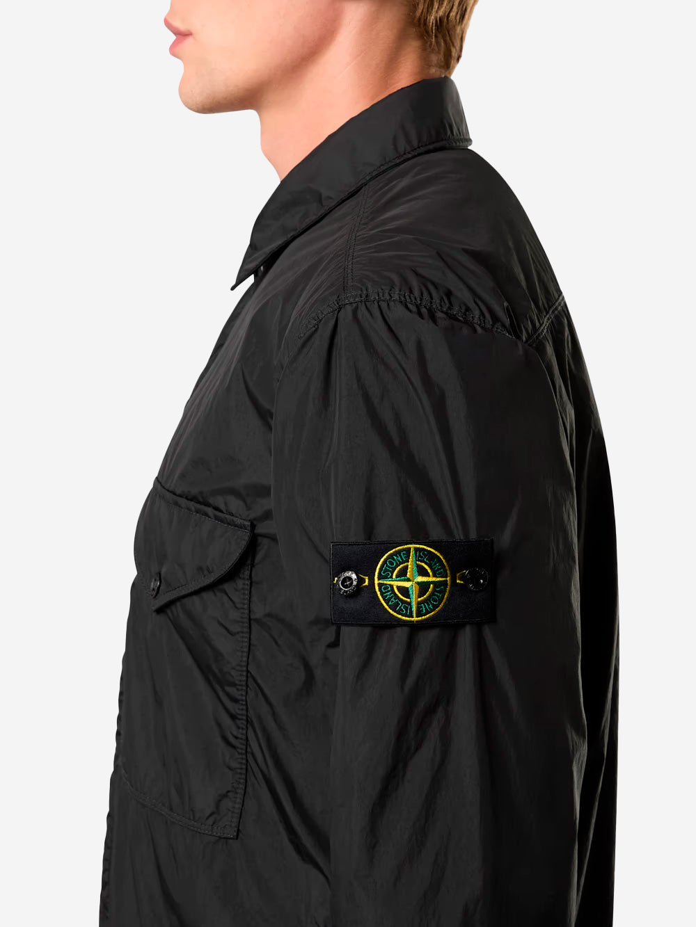 STONE ISLAND Giacca leggera anti vento Primaloft Nero Urbanstaroma