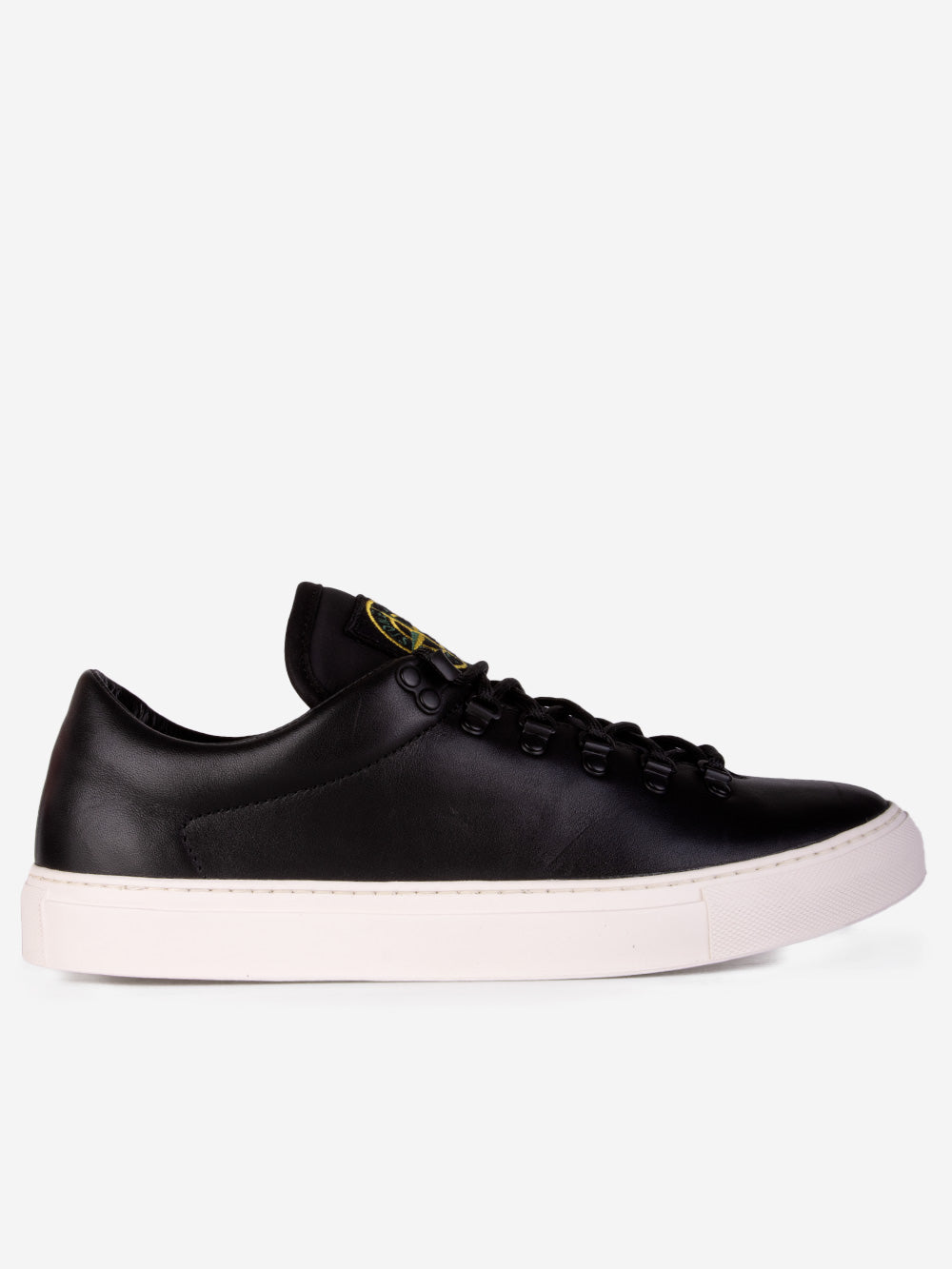 STONE ISLAND Sneakers in pelle nere Nero Urbanstaroma