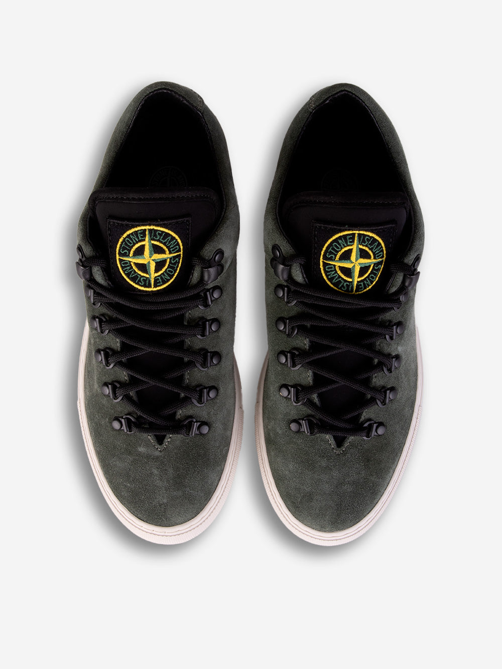 STONE ISLAND Sneakers in pelle muschio Muschio Urbanstaroma