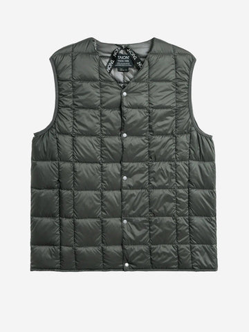 Anthracite V-Neck Down Vest