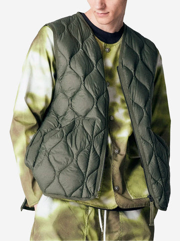 Olive military padded vest