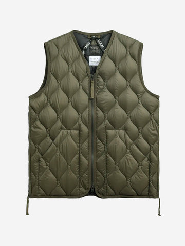 Olive military padded vest