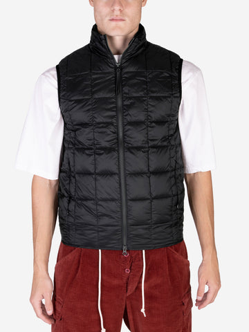 Hi Neck Down black vest