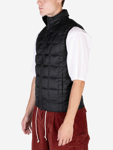 Hi Neck Down black vest