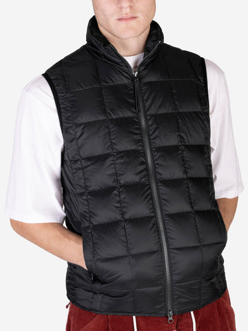 Hi Neck Down black vest