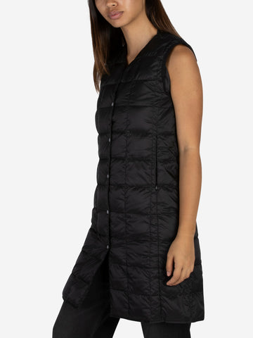 Long vest with padding