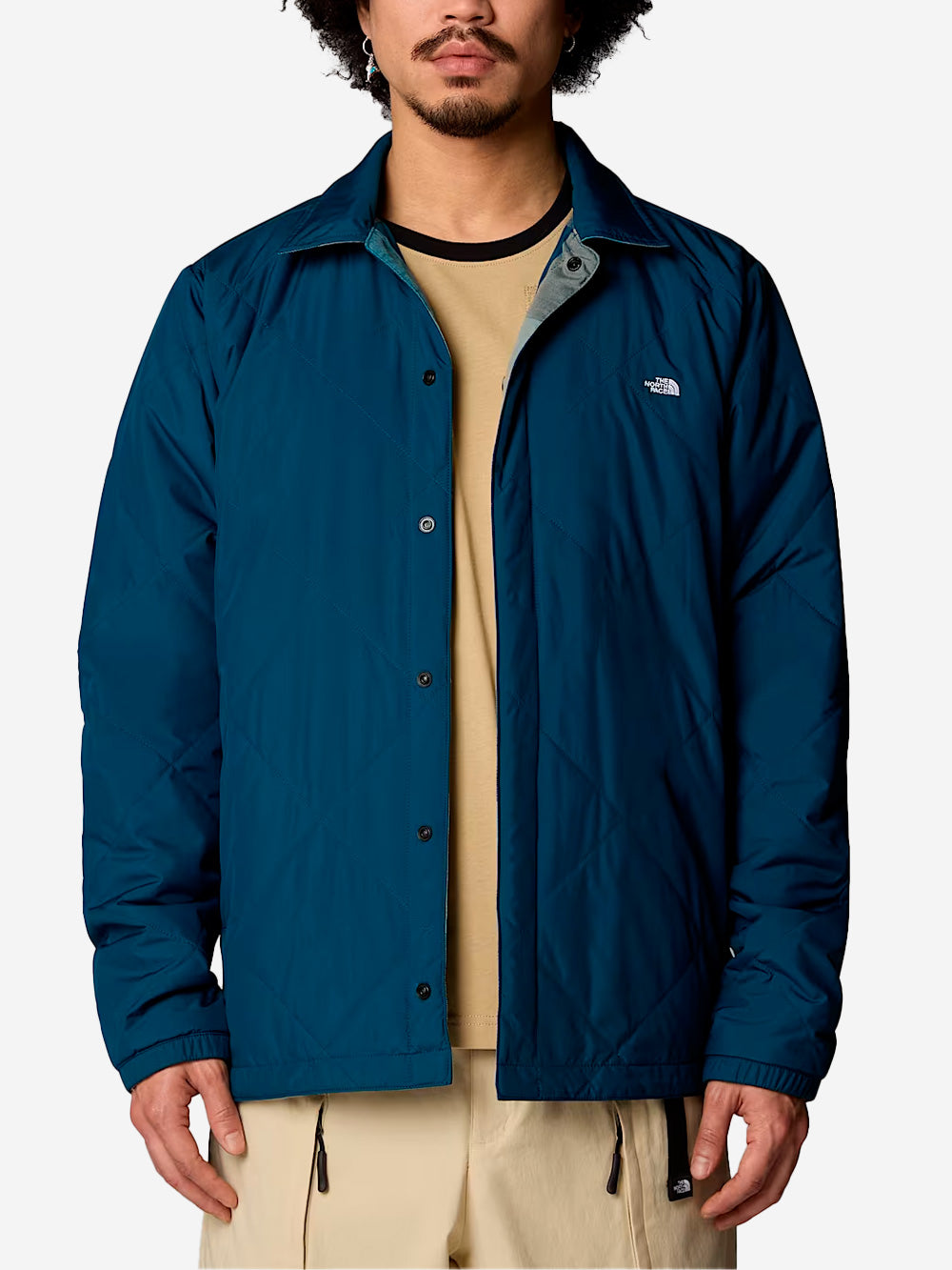 THE NORTH FACE Giacca imbottita in flanella reversibile Afterburner Petrolio Urbanstaroma