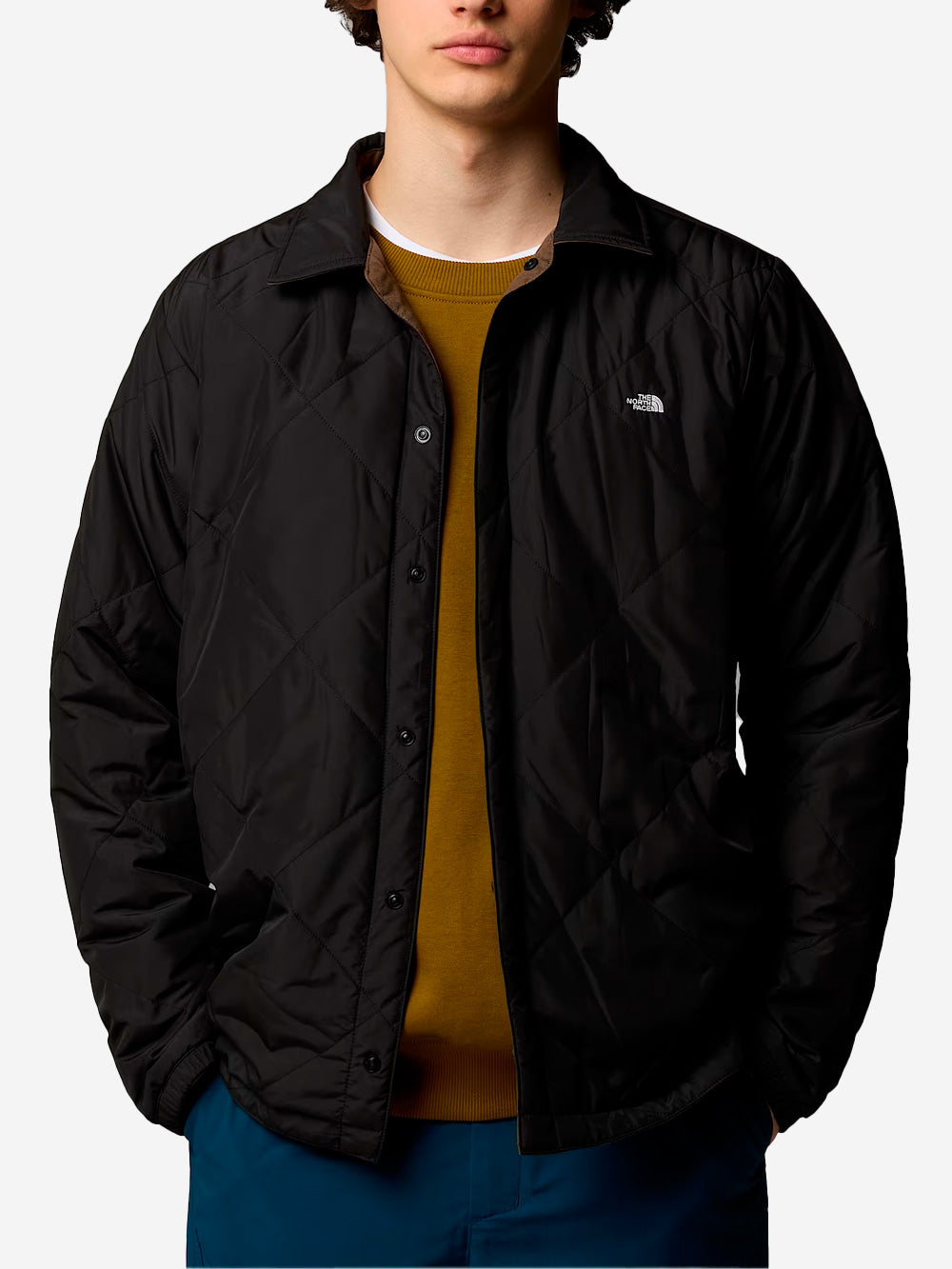 THE NORTH FACE M Giacca imbottita in flanella reversibile Afterburner Marrone Urbanstaroma