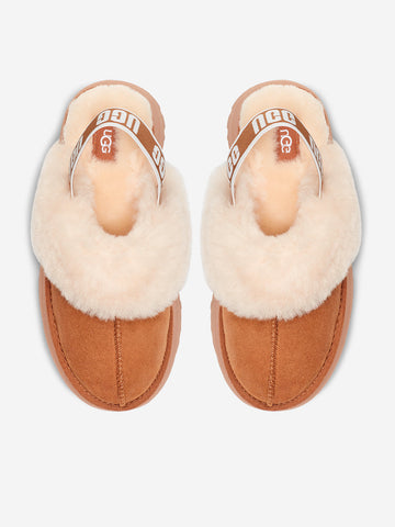 W Funkette slipper beige