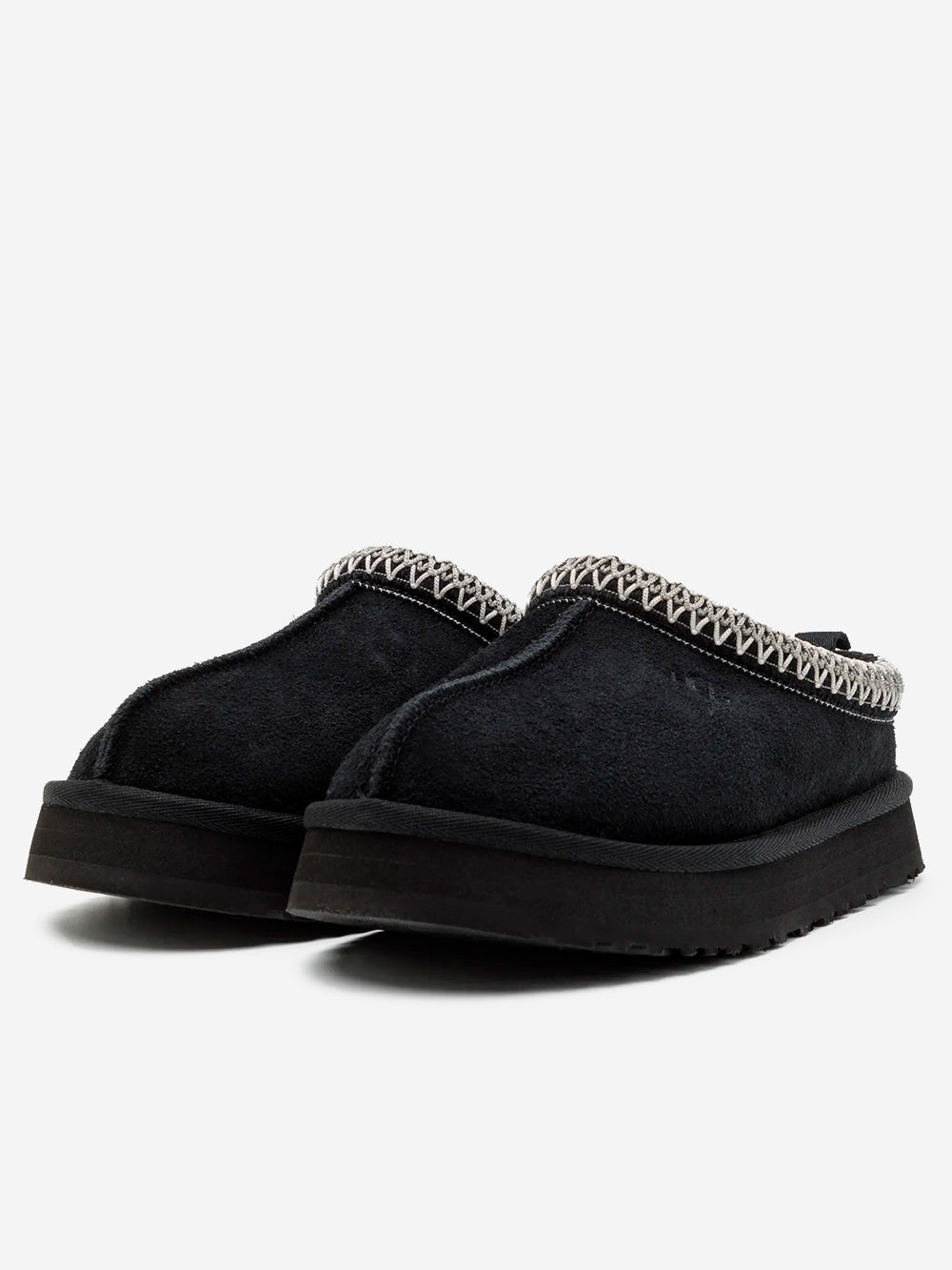 UGG W Ciabatte Tazz in pelle nere Nero Urbanstaroma